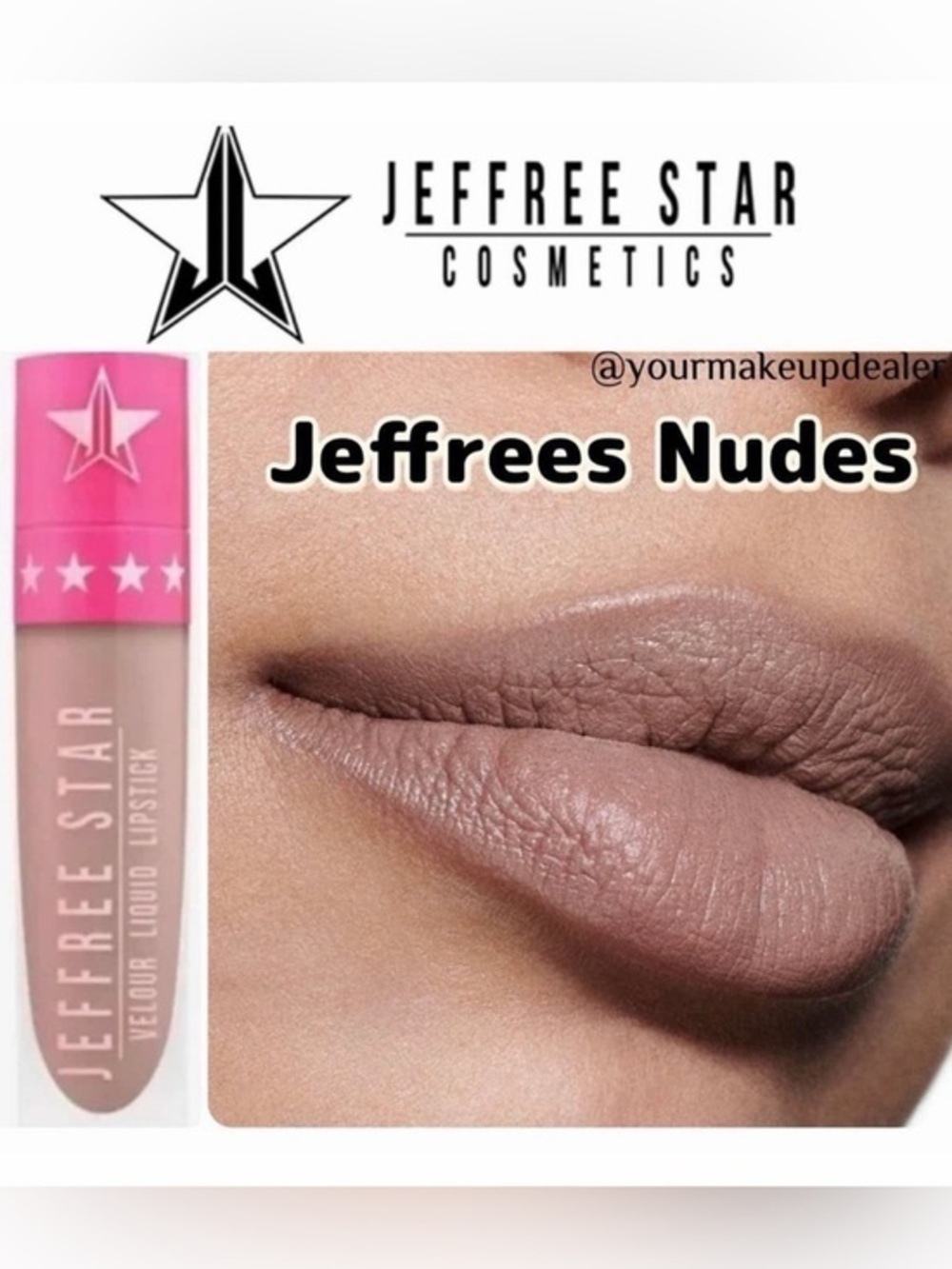Jeffree ⭐️ JEFFREE’S NUDES Velour Liquid Lipstick — Nude Taupe